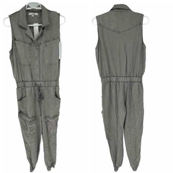 Young Fabulous & Broke NWT Gray Jumpsuit Small - Picture 1 of 4